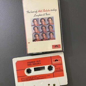Neil Sedaka - Steppin' Out Cassette Tape VG+ C43